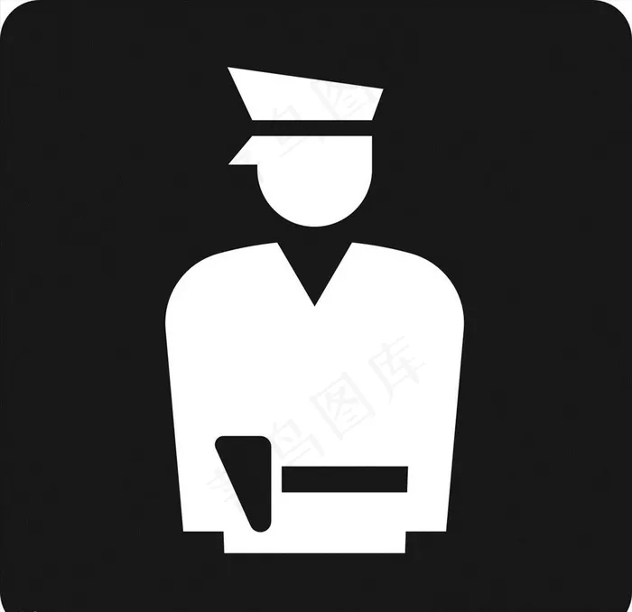 黑白图标标识图片eps,ai矢量模版下载