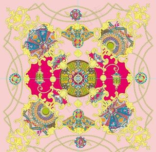 大牌 方巾 丝巾 数码印花图片