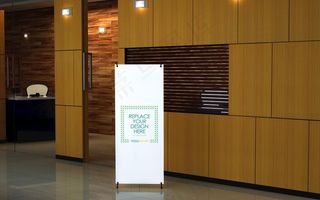 易拉宝VI样机图片