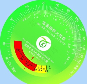 体重指数大转盘图片