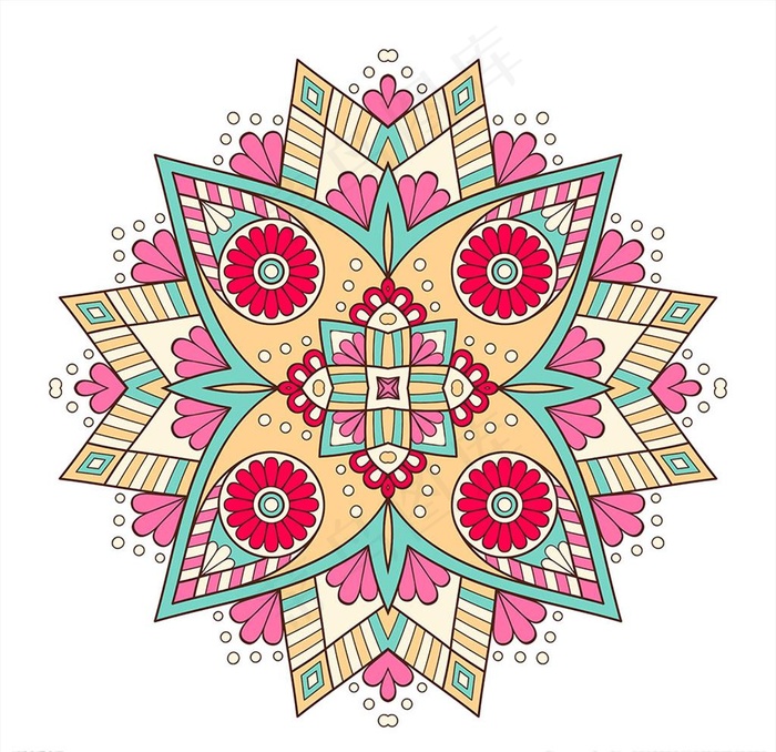 矢量花纹图片eps,ai矢量模版下载