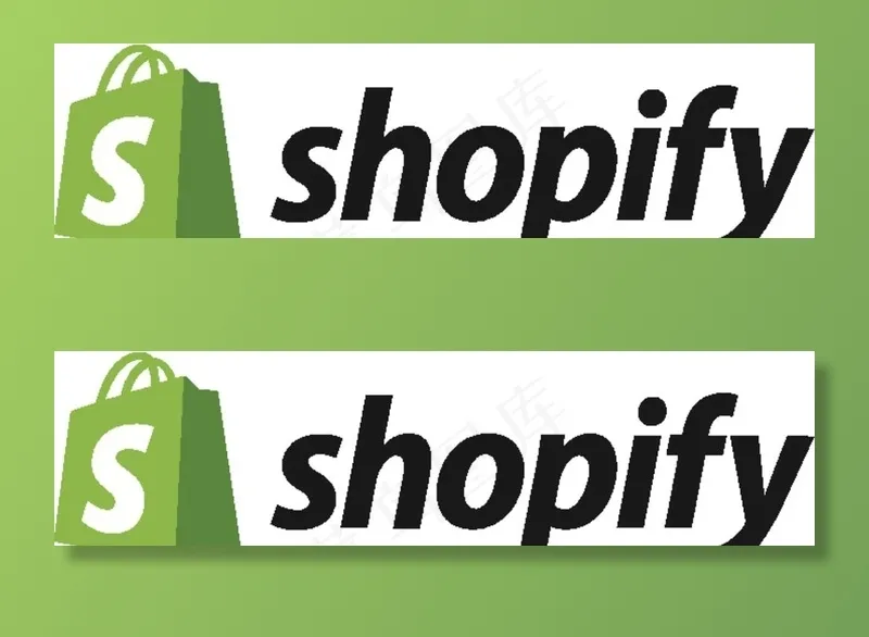 Shopify图标图片ai矢量模版下载