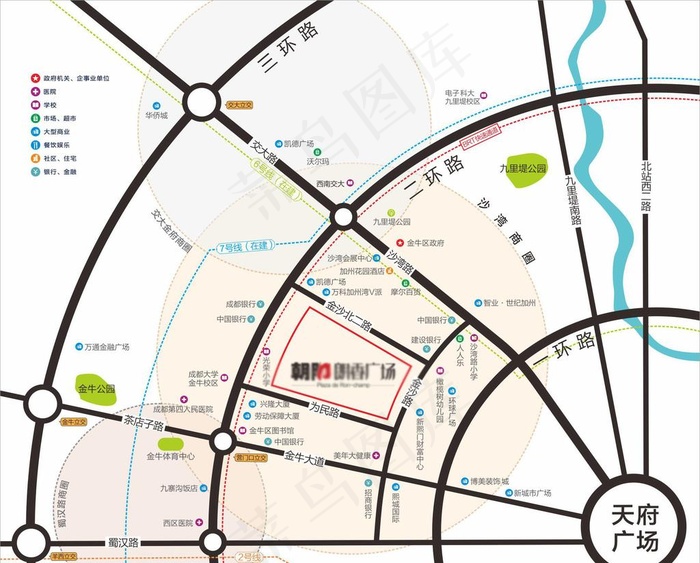 房地产区位图图片