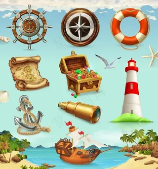 海盗素材图片