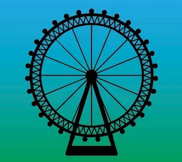 摩天轮矢量图图片