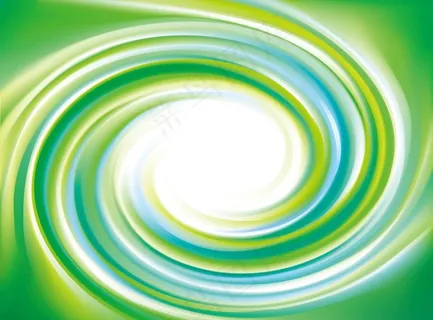 绿色旋涡图片
