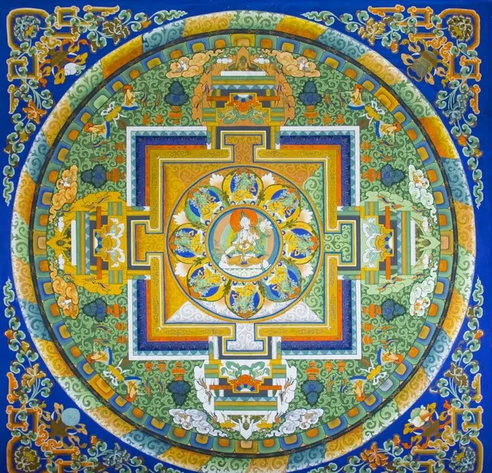 唐卡 彩唐图片