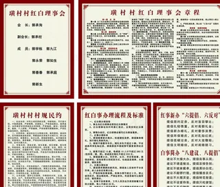 红白事理事会章程图片