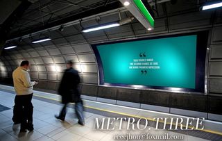 地铁广告样机系列3图片