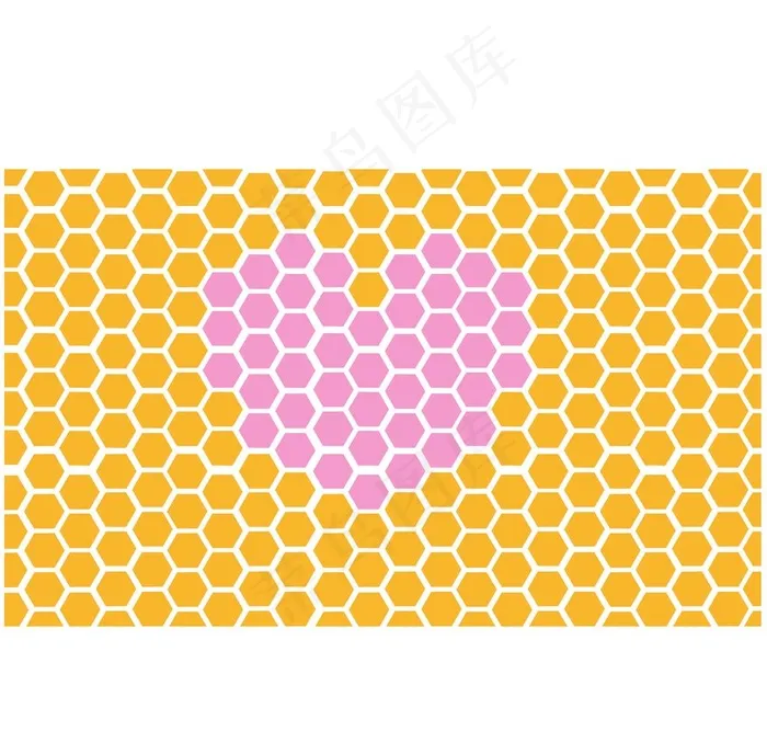蜂巢背景图片ai矢量模版下载