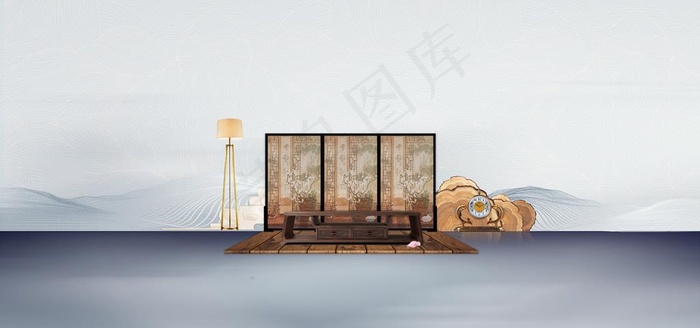 新中式地产图片