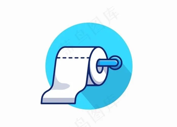 卡通厕纸图片ai矢量模版下载