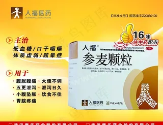 海报 80X100cm人福药业图片