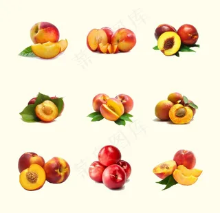 油桃免抠素材图片