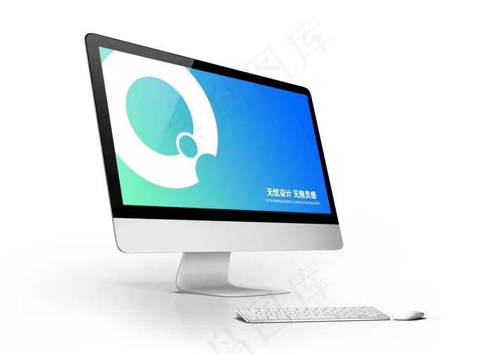 电脑 桌面样机图片(5000X3750(DPI:72))psd模版下载