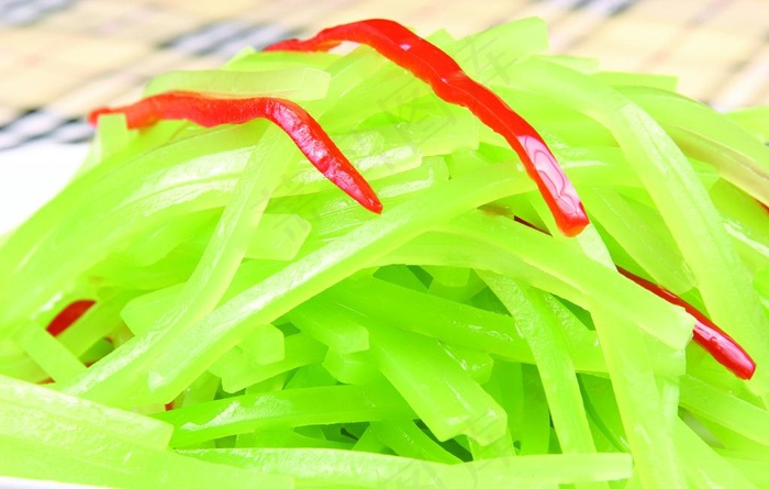 清炒莴笋丝图片