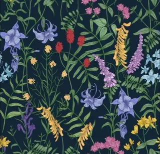 植物无缝印花图案图片