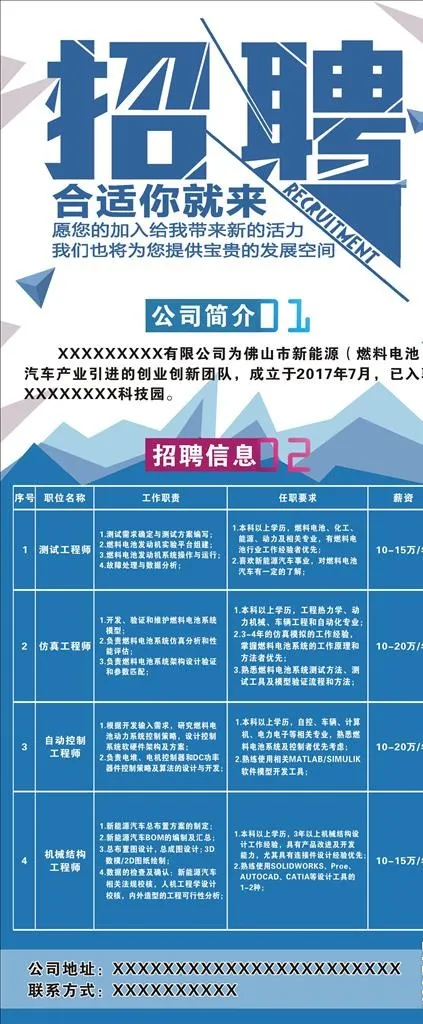 招聘图片cdr矢量模版下载