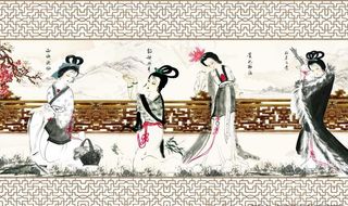 仕女图图片