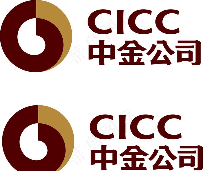 中金公司logo左右版图片