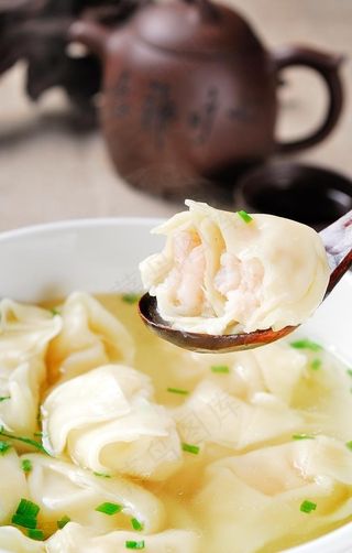 鲜虾馄饨图片