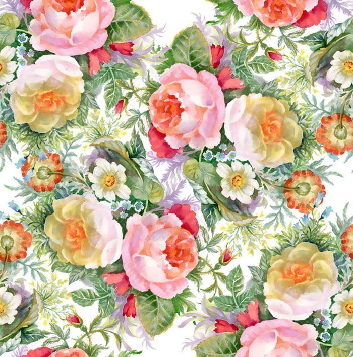 牡丹水墨花图片