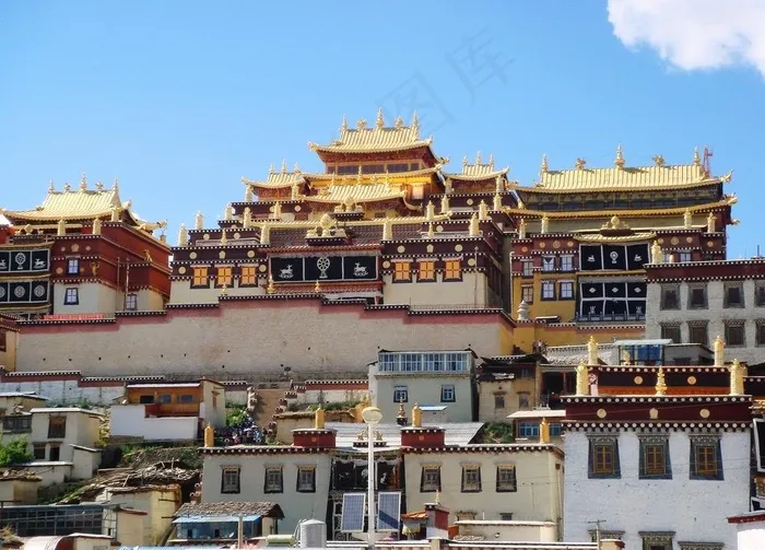 香格里拉美景摄影图片