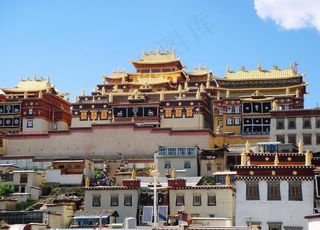 香格里拉美景摄影图片