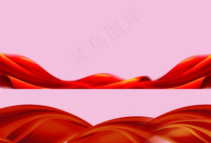 红绸图片(3484X2480(DPI:300))psd模版下载