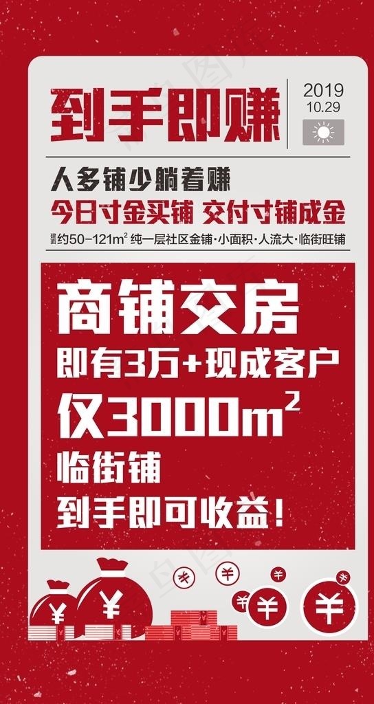 商铺大字报图片cdr矢量模版下载