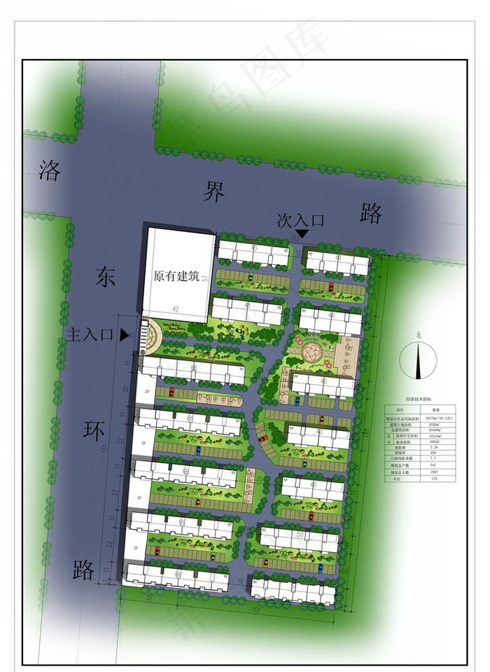 彩色平面规划图图片