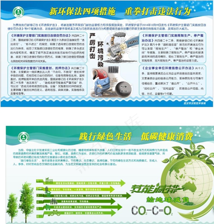 社区展板  环保   文明创建图片(210X297)cdr矢量模版下载