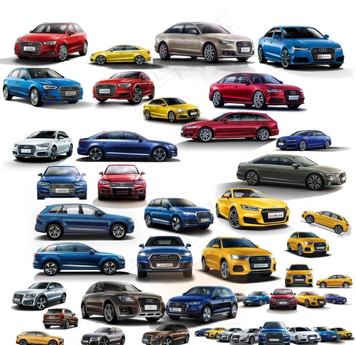 奥迪全系车设计素材图片