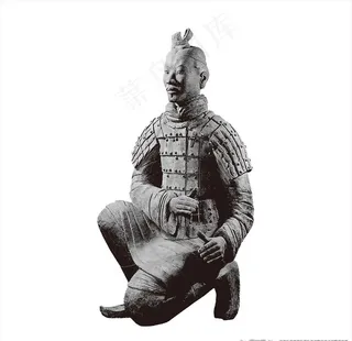 兵马俑雕塑图片