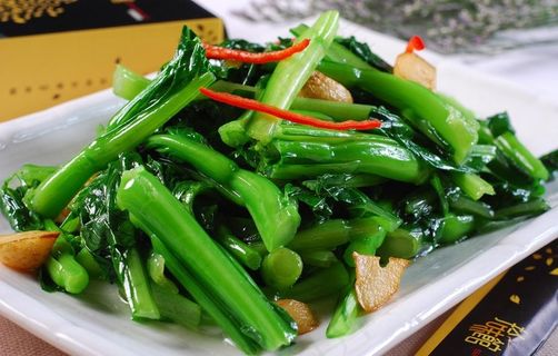 蒜茸炒时蔬图片