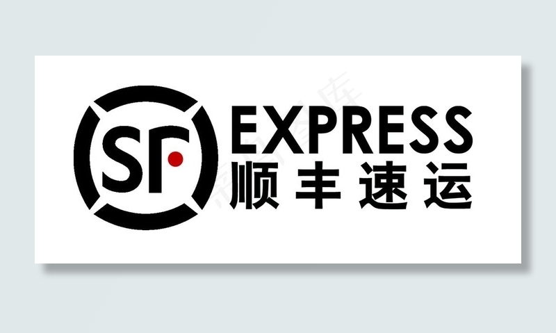 顺丰快递图片psd模版下载