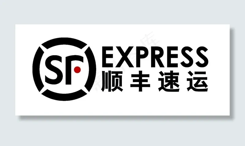 顺丰快递图片psd模版下载