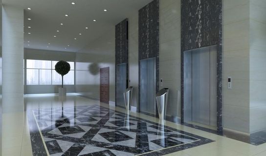 电梯前厅图片