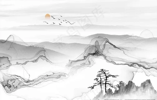 水墨山水图片 水墨山水图片