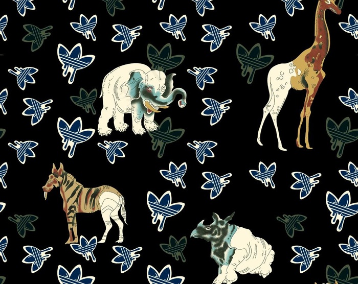 链条 豹纹 设计 大牌 图案图片