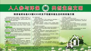 人人参与环保 共创生态文明图片