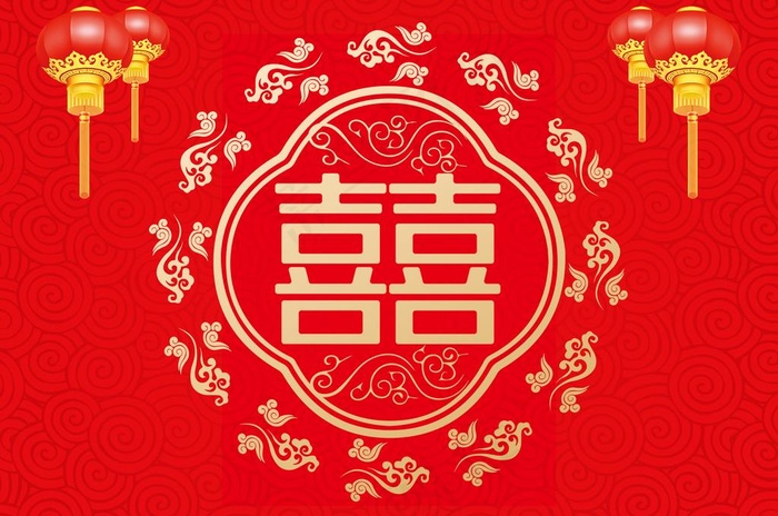 婚庆红色背景图片(7000X4858(DPI:300))psd模版下载