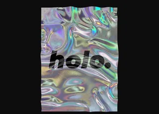 潮流全息铝箔镭射纸张背景图片