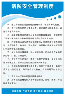 消防安全管理制度图片