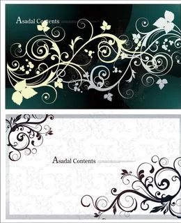 名片花纹 韩式花纹 线条花纹图片 名片花纹 韩式花纹 线条花纹图片