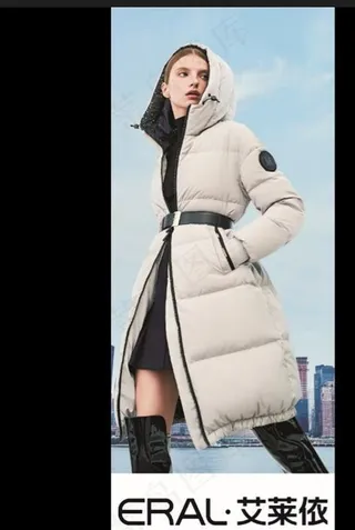 艾莱依冬装海报图片