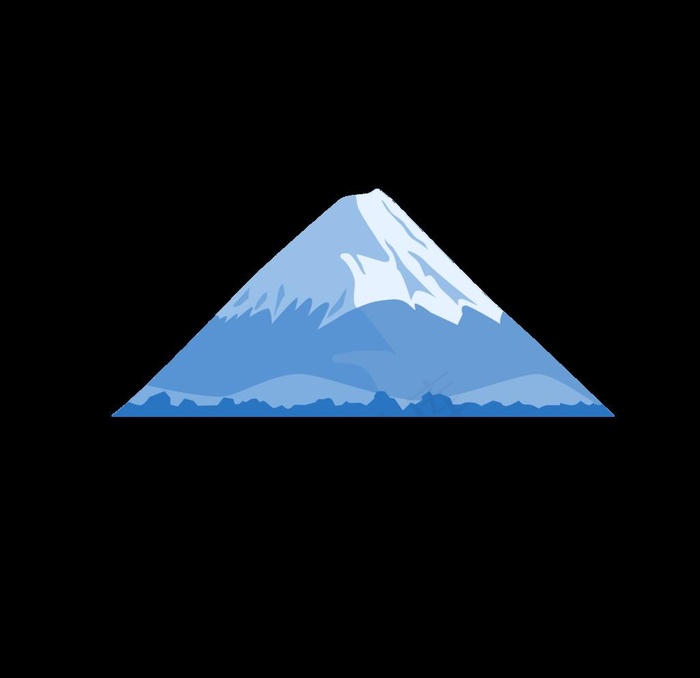 山图片psd模版下载