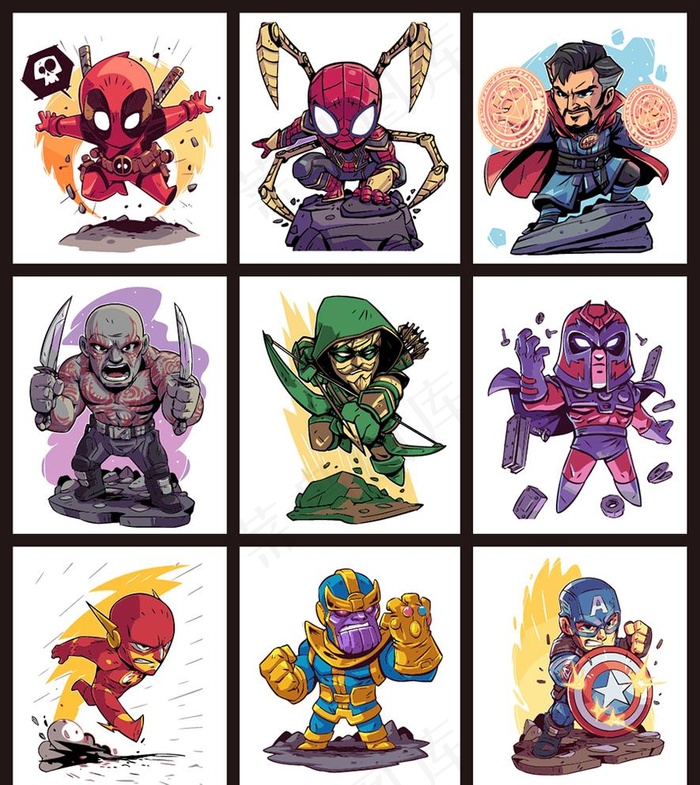 矢量科幻漫画系列图片