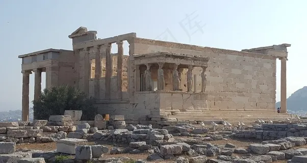 埃及卢克索神庙遗址景观图片