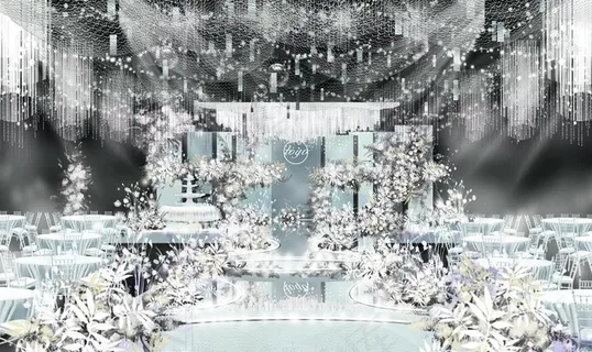 高级灰婚礼效果图图片